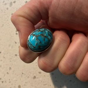 Stirling silver turquoise